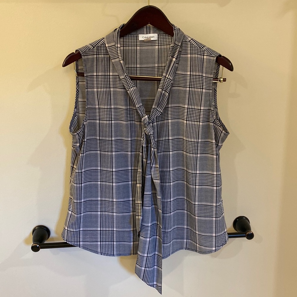 Calvin Klein Sleeveless Dress Shirt